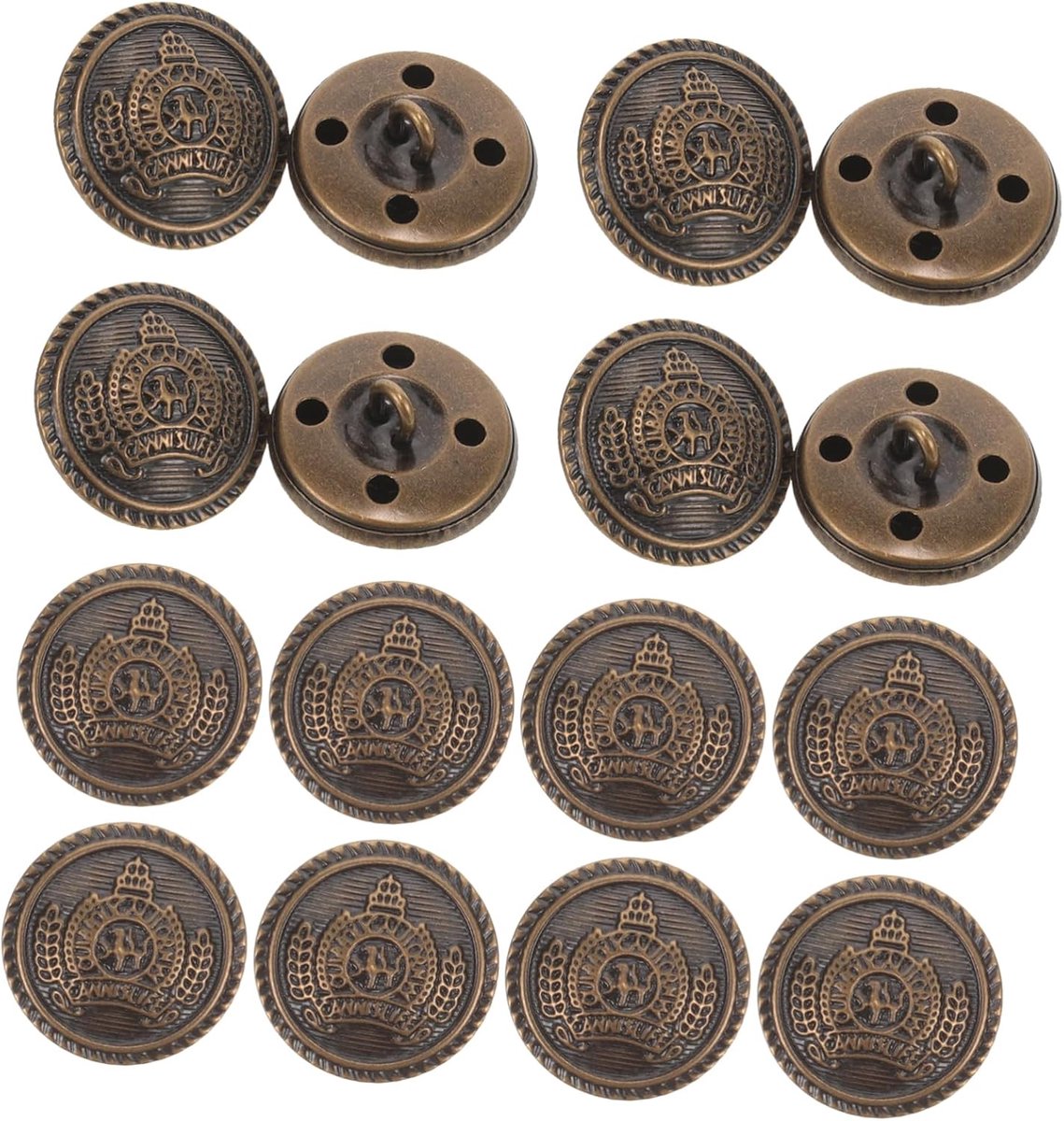 Knopen Ronde Naaiknopen Uniforme Past bij Jas Knoppen Jas Knoppen Hemdknoop Naaiknop Zelf Maken Mode Mantelknoop Versier Koper