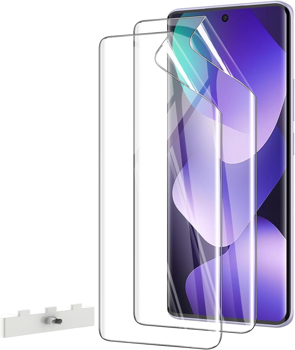 Displaybeschermfolie voor Xiaomi Redmi Note 15 5G, 2 stuks, flexibele TPU-beschermfolie, compatibel met Xiaomi Redmi Note 15, HD, transparant, krasbestendig, eenvoudig te installeren