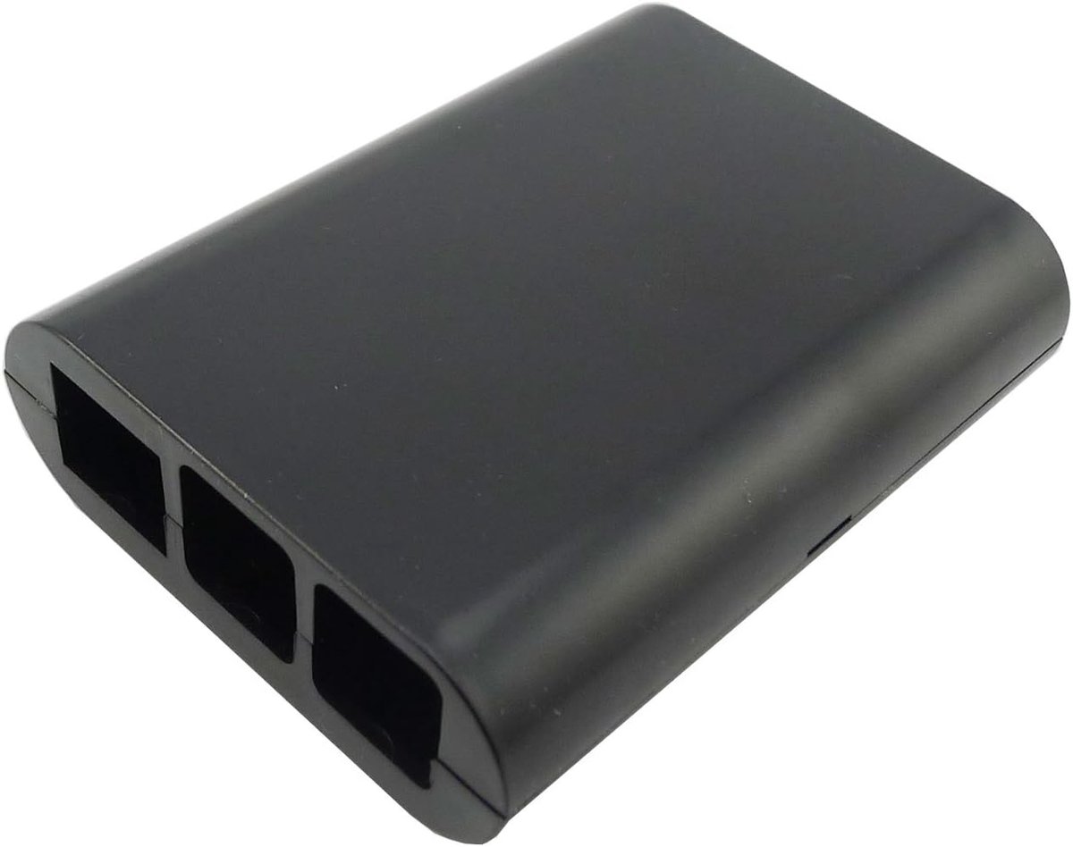 Zwart case cover case shell behuizing box ABS voor Raspberry Pi Model B + B Plus Raspberry Pi Model B 2