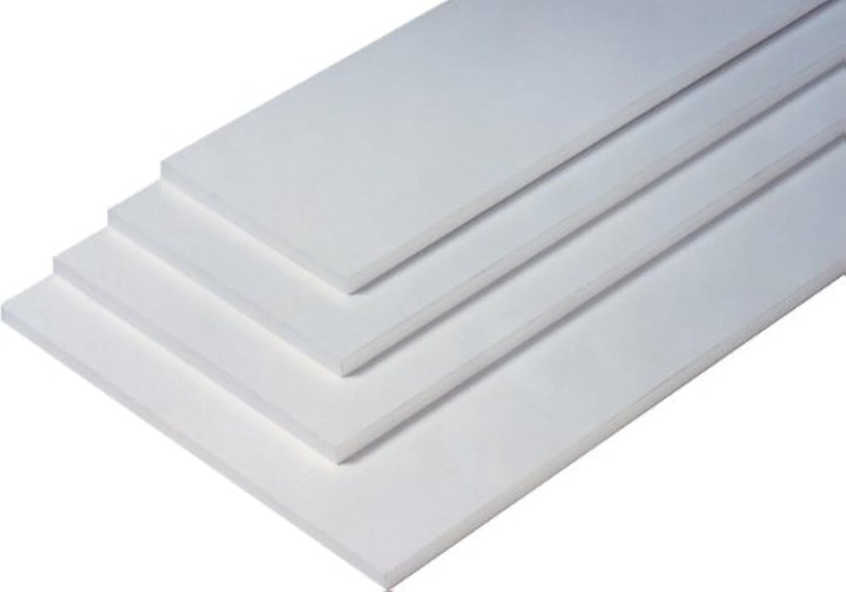 Plank inlegplank wit 267 x 290 mm (L 26,7 cm x B 29 cm) plank voor 30 cm keukenkast spaanplaat gesneden met randen - ABS randen en melamine randen - livindo