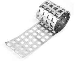 Jadeshay 1M 0,15 mm vernikkelde stalen band voor 18650 solderen tab en high-performance lithium AAA batterij puntlassen (grootte: 6P 0,15 * 107,5 mm)