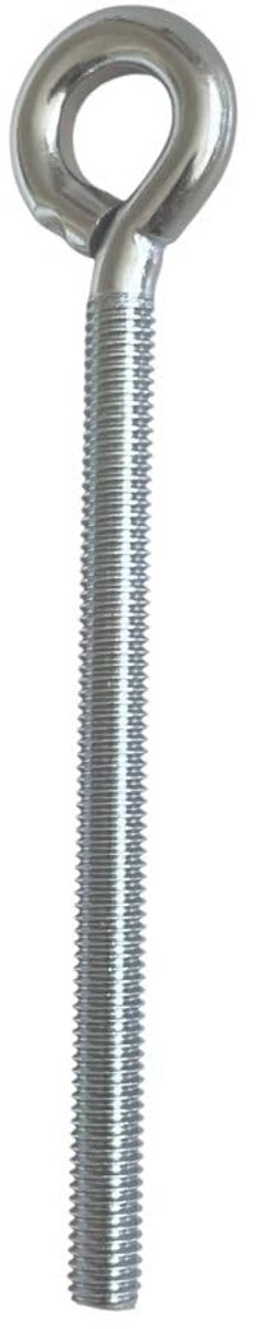 100 x ringschroef - M6/40 mm | Oogschroef M6/40 mm, verzinkt staal, ideaal voor binnen en buiten, constructies