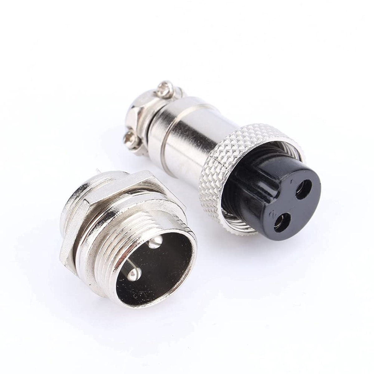 2Pins Schroef Type Elektrische Luchtvaart Plug Socket Connector