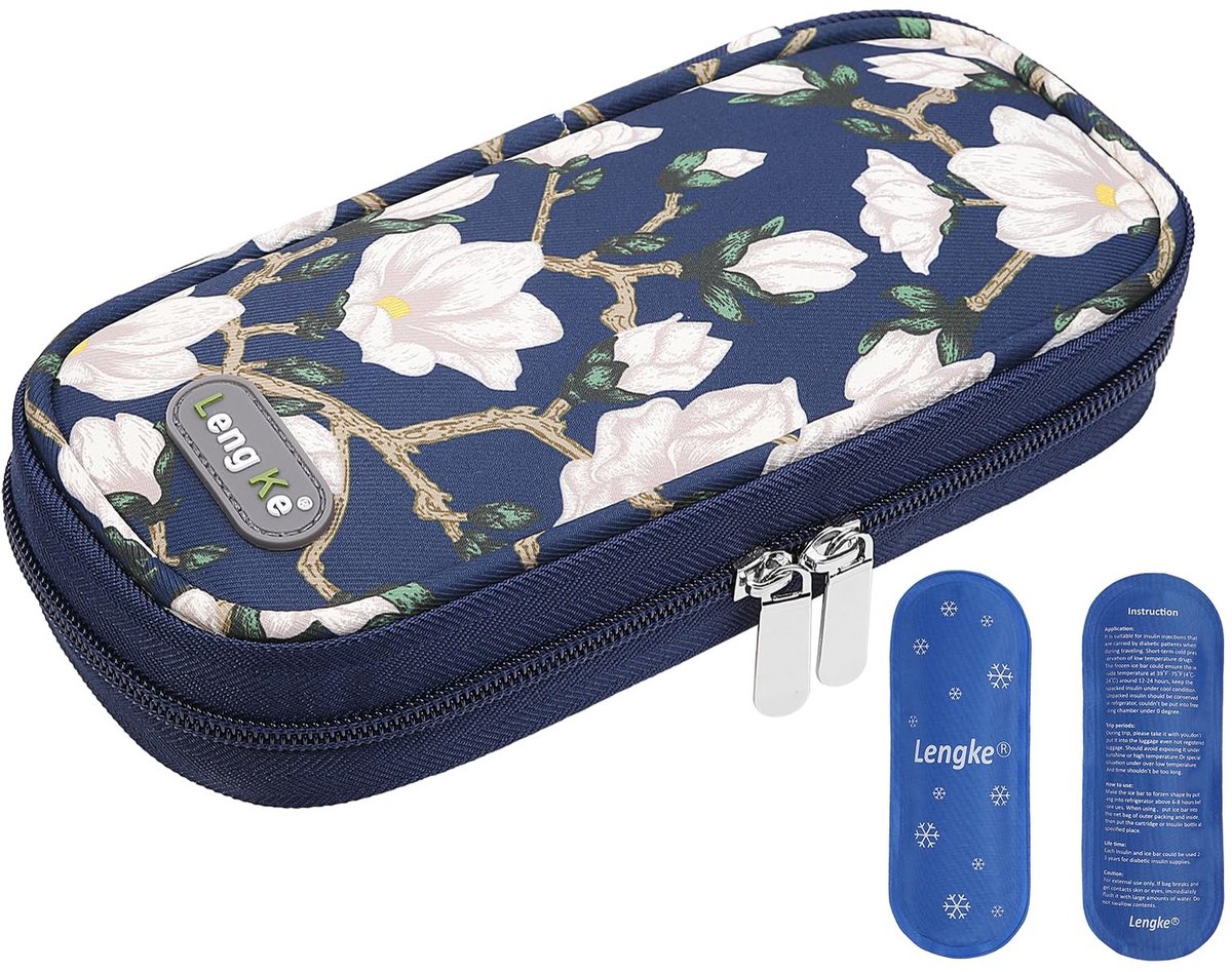 SolidKeus - Insuline Cooler Tas met 2 IJs Packs voor Reizen