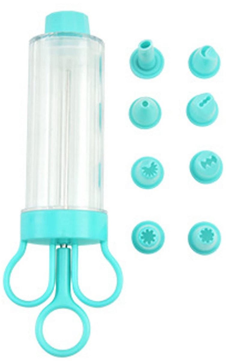 SolidKeus - Decoratiespuitset voor Taart en Koekjes (8 Stuks)