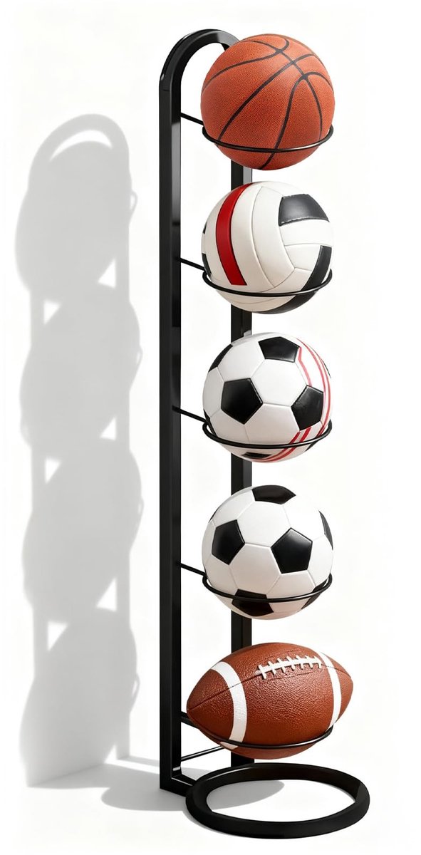 SolidKeus - 5-Lagen Ballenstandaard voor Sportuitrusting