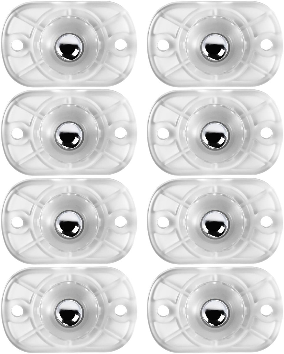 SolidKeus - Set van 8 Zelfklevende Ballwielen voor Keukenapparatuur