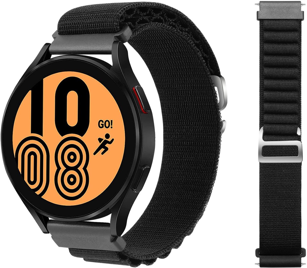 SolidKeus - Nylon Vervangband voor Garmin Smartwatches