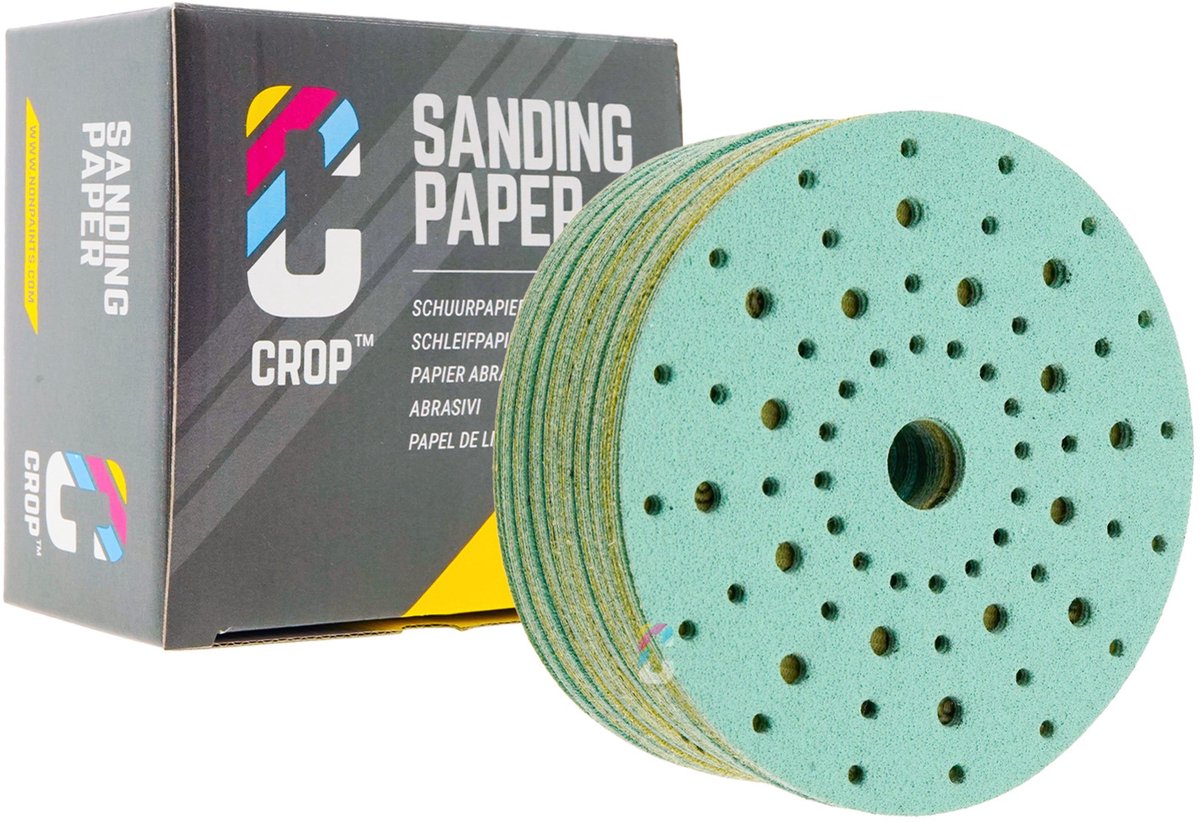CROP GreenX Film Schuurschijf 125mm korrel 500 - 50 stuks