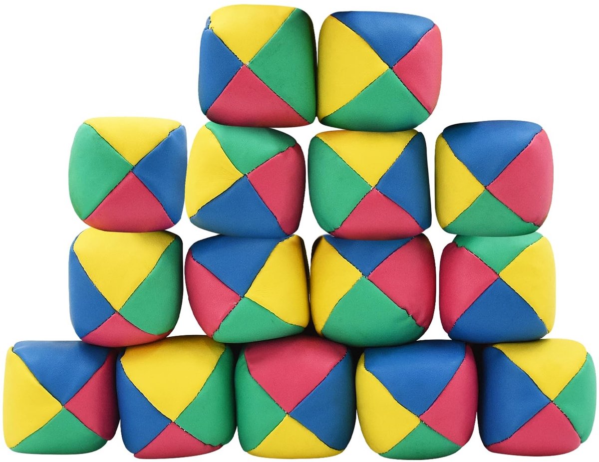 Omgoods - 15-delige Mini Jongleerballenset voor Beginners