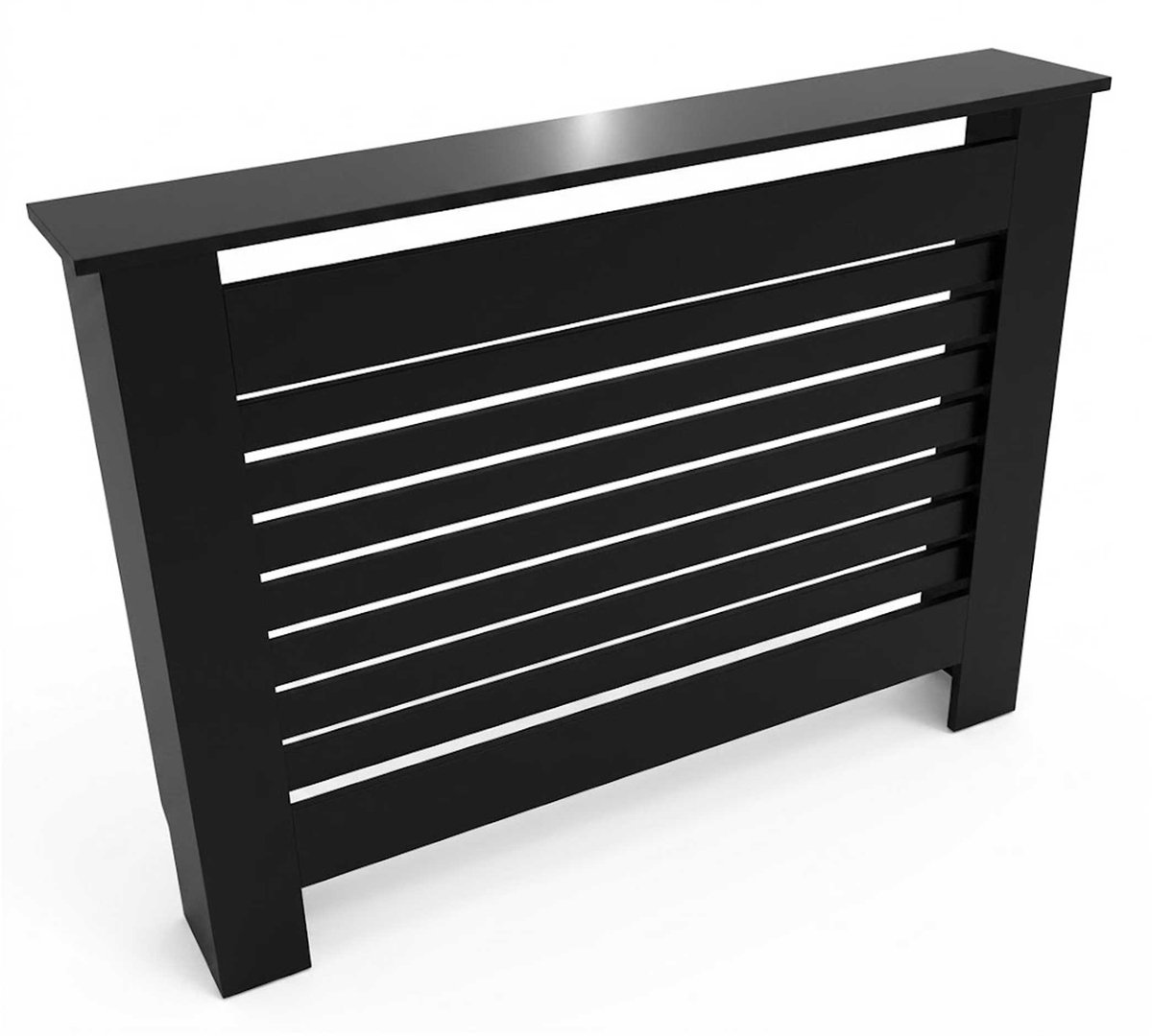 VDD - Radiatorombouw - Verwarming decoratie - Zwart - 111.5 x 19 x 82 cm