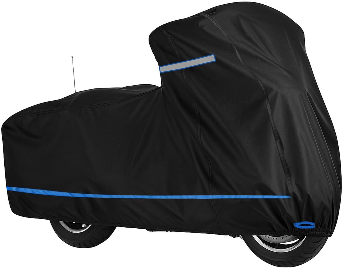 Omgoods - Universele Motorhoes met Windbescherming en Reflecterende Strepen