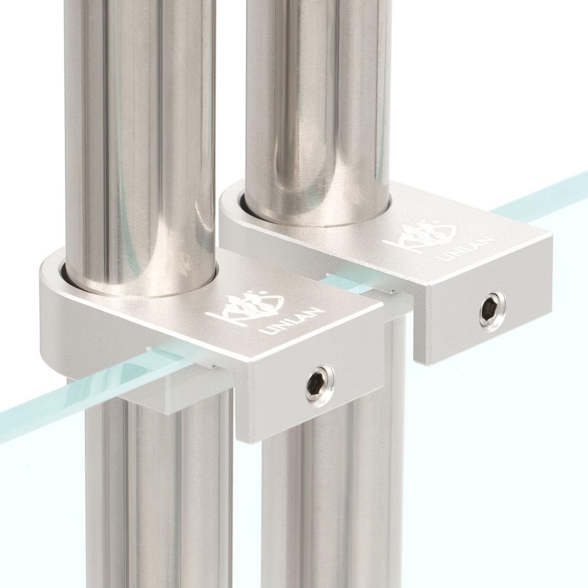 Omgoods - Aluminium Aquarium Clamp met Antilekbord voor Filterpijpen