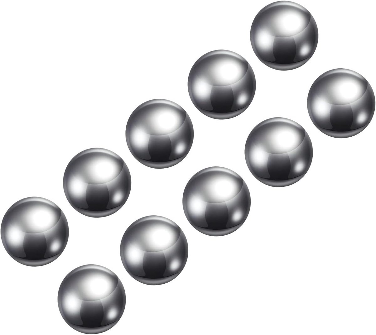 Precisieballen G10, 17 mm, 10 stuks, chroomstalen lagerkogels, voor industriële kits, machines, auto's en doe-het-zelf