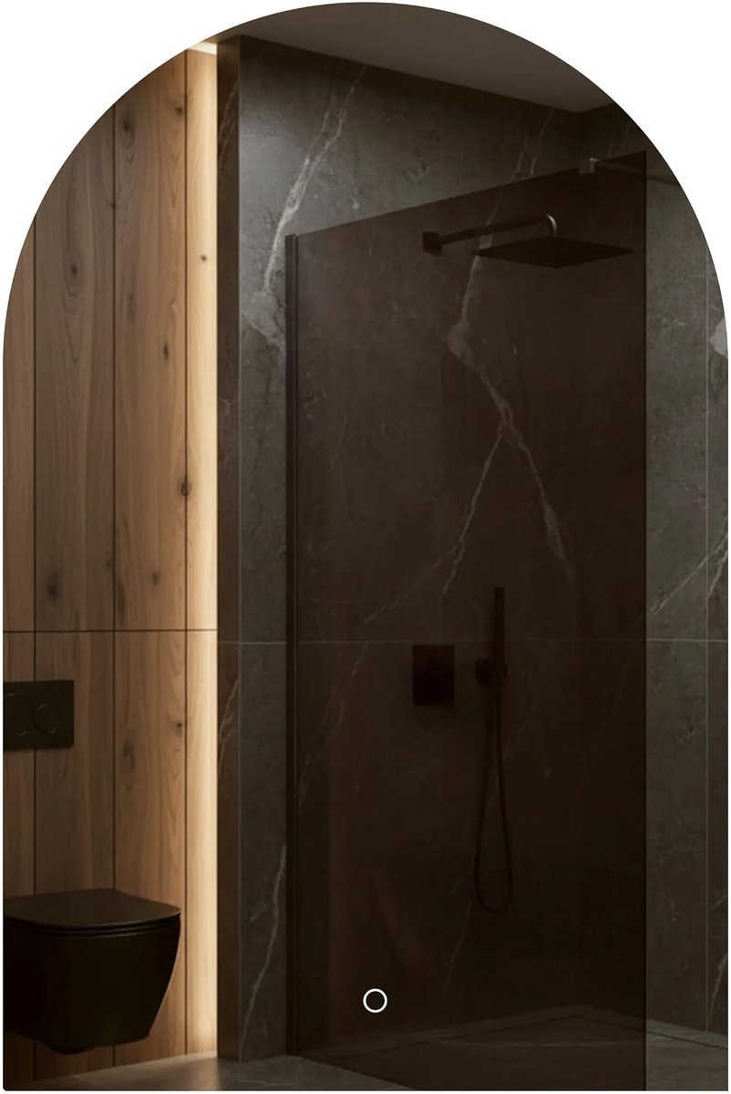 - Spiegel TOP-1 LED 90x60 - Transparant - Glas - 2 x 60 x 90 cm