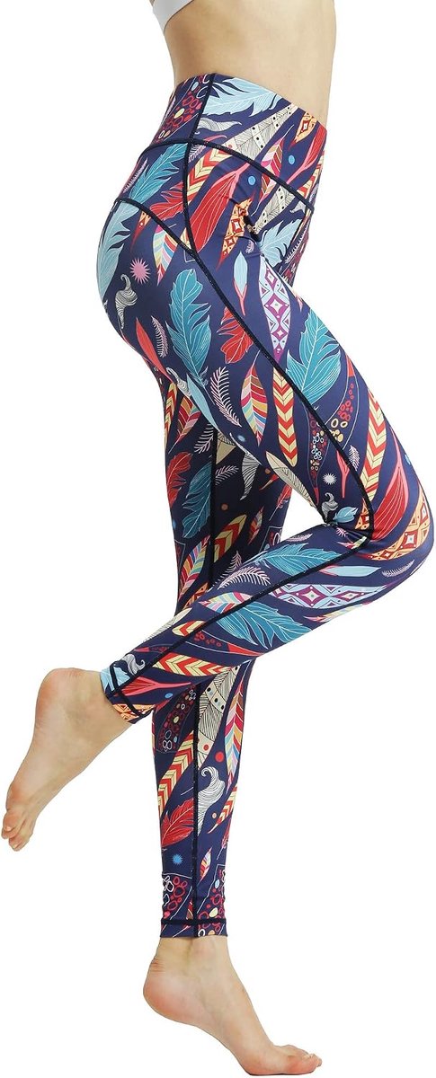 Lange Sportlegging Running Panty Hoge Taille Stretch Fitness Yoga Broek