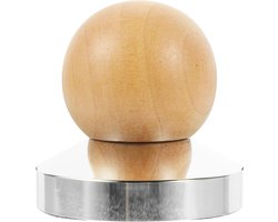 Koffie Tamper - Espresso Drukker - Perfecte Espresso - RVS Basis - 6x5.1CM - Zwart
