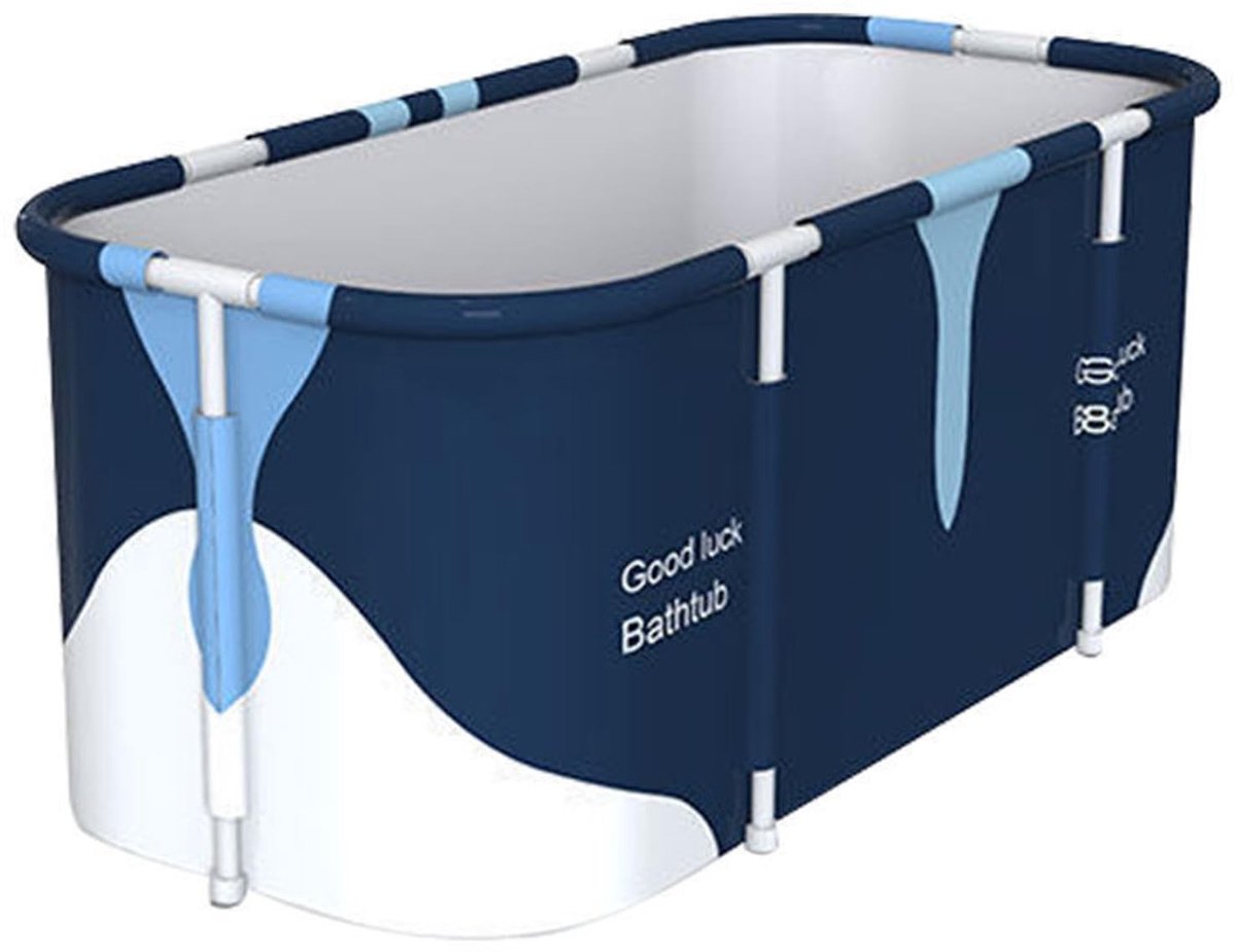 Dailygoods- Badkuip Draagbaar - Opvouwbaar - Vrijstaand - Familie-Spa - Douchecabine - Afmetingen 140 x 60 x 55 cm - Opvouwbare Spa