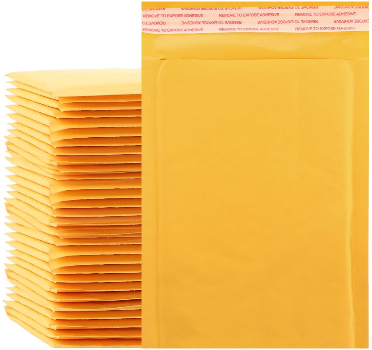 Dailygoods - Luchtkussenenveloppen A5 - Gevoerde noppenenveloppen - 50 stuks - Zelfklevend - Voor brieven en elektronica - Perfect voor verzending