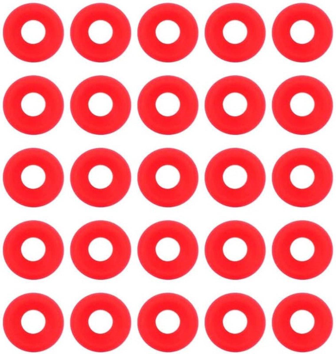 25 Stuks Silicone Gaskets voor Grolsch Flessen - Rubberen Ringen voor Thuisbrouwerij, Bierflesafdichtingen en Swingtop Flessen