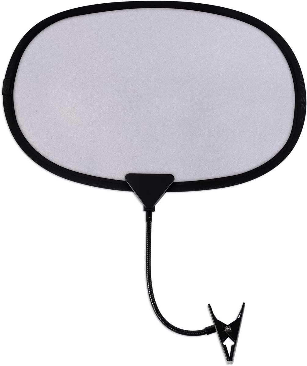 Flexibele en Opvouwbare Laptop Zonneschaduw Tent met Clip, 45x30cm Bescherming tegen Hitte en Glans voor Buitenactiviteiten