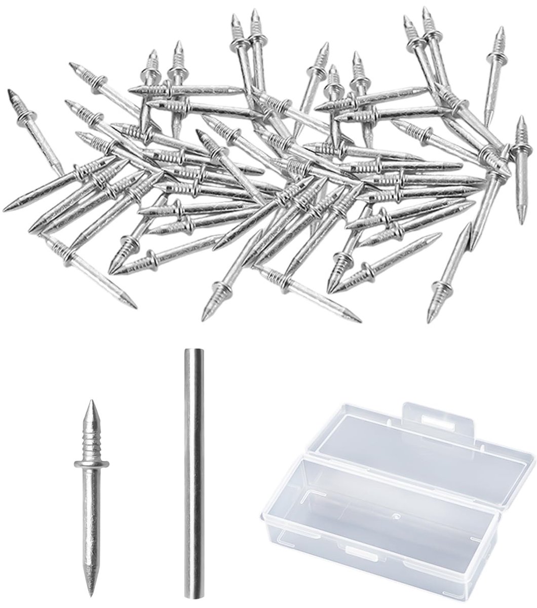 Dailygoods- Plinten 100 Stuks - Dubbele Plinten - Montagehuls 60 mm - Opbergdoos - IJzer - Hoge Hardheid - Plintenbevestiging