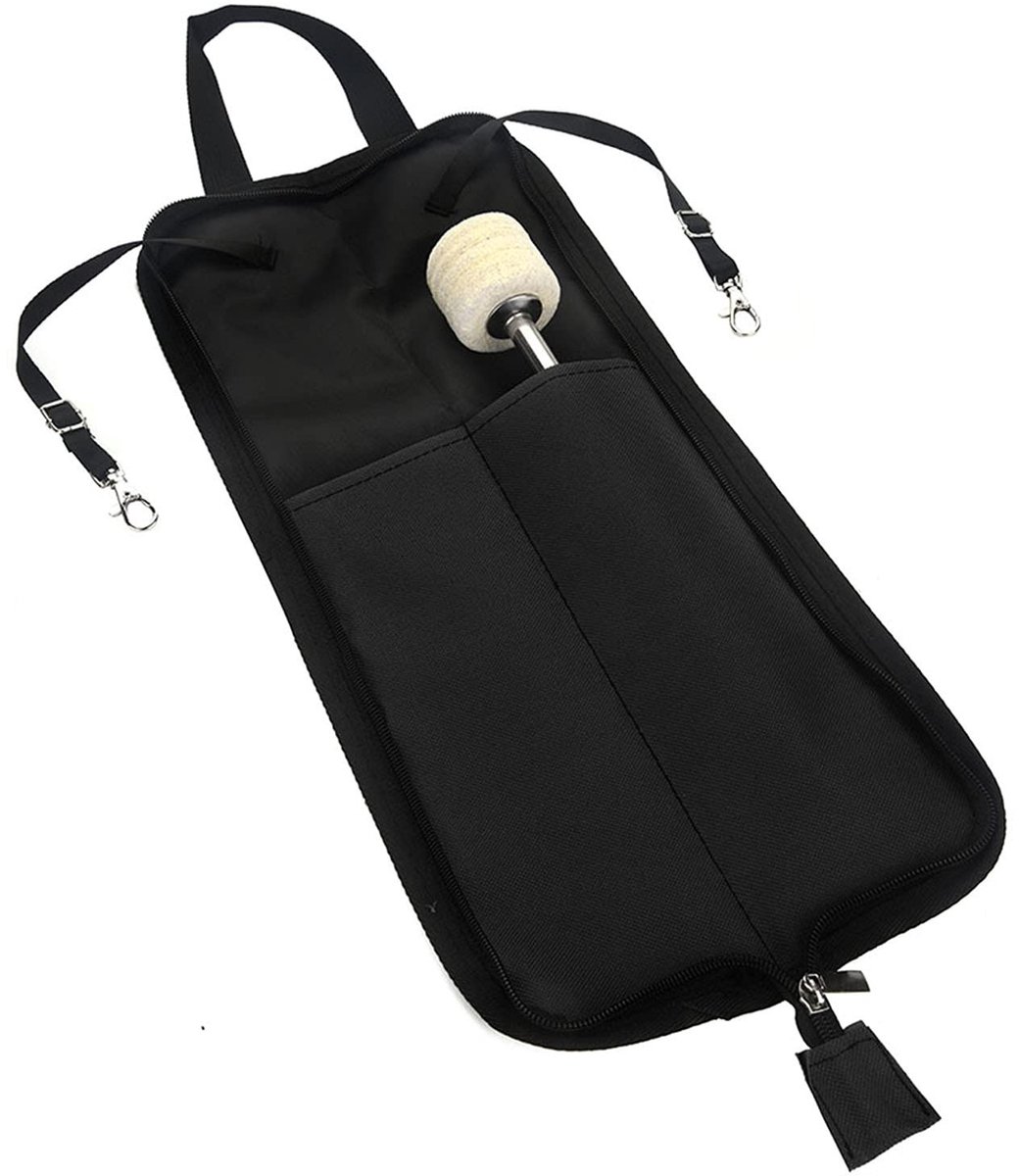 Dailygoods- Drumsticks Tas Draagbaar - Drumstick Houder - Opbergtas - Muzikaal Instrument Accessoires - Lichtgewicht - 46 x 10 cm - Drumstickhouder