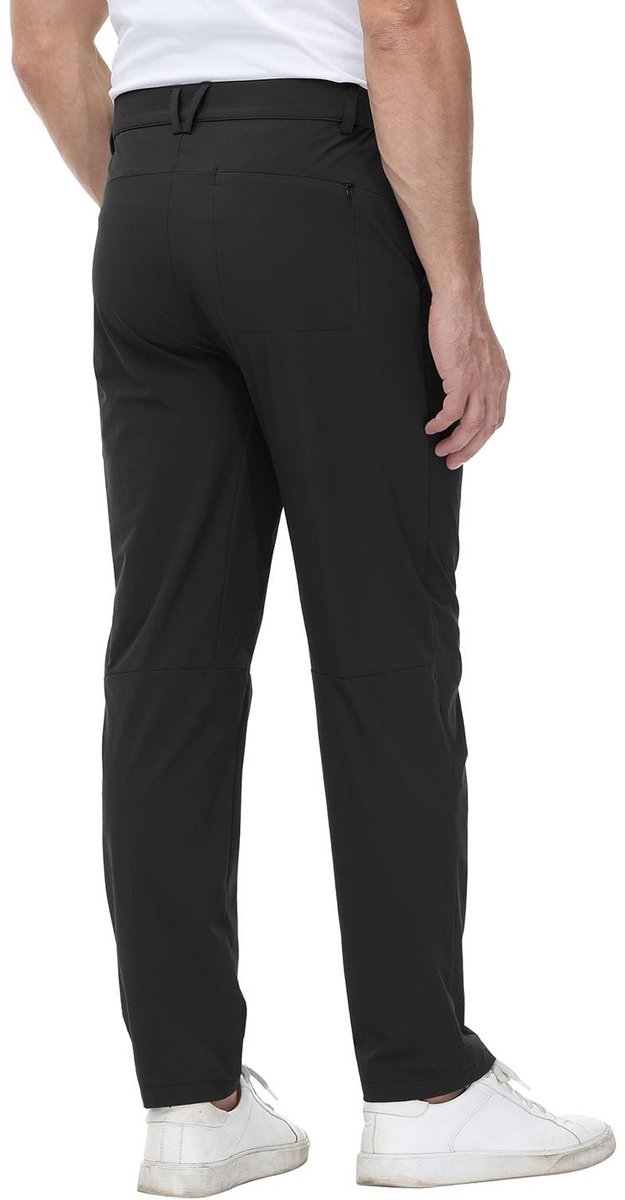 Dailygoods- Golfbroek Heren - Slimfit - Lichtgewicht/Ademend - Elastische Tailleband - 3 Zakken - Casual Sportbroek van Dailygoods — afbeelding 4