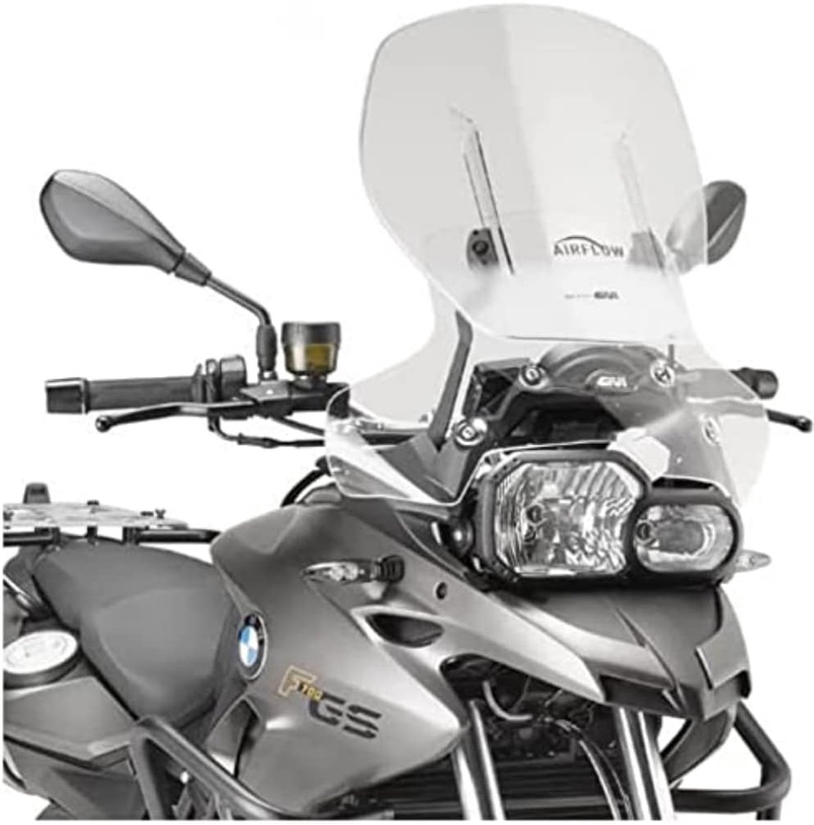 Motor Windscherm - Voorruit Deflector - Comfortabel Rijden - Extra Hoogte - 53 cm - Transparant