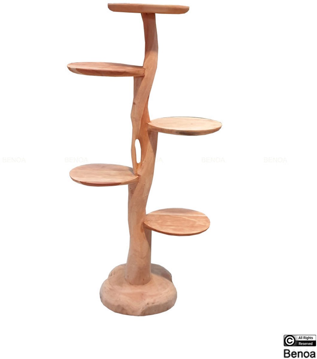 Suar Boom Sculptuur Rond