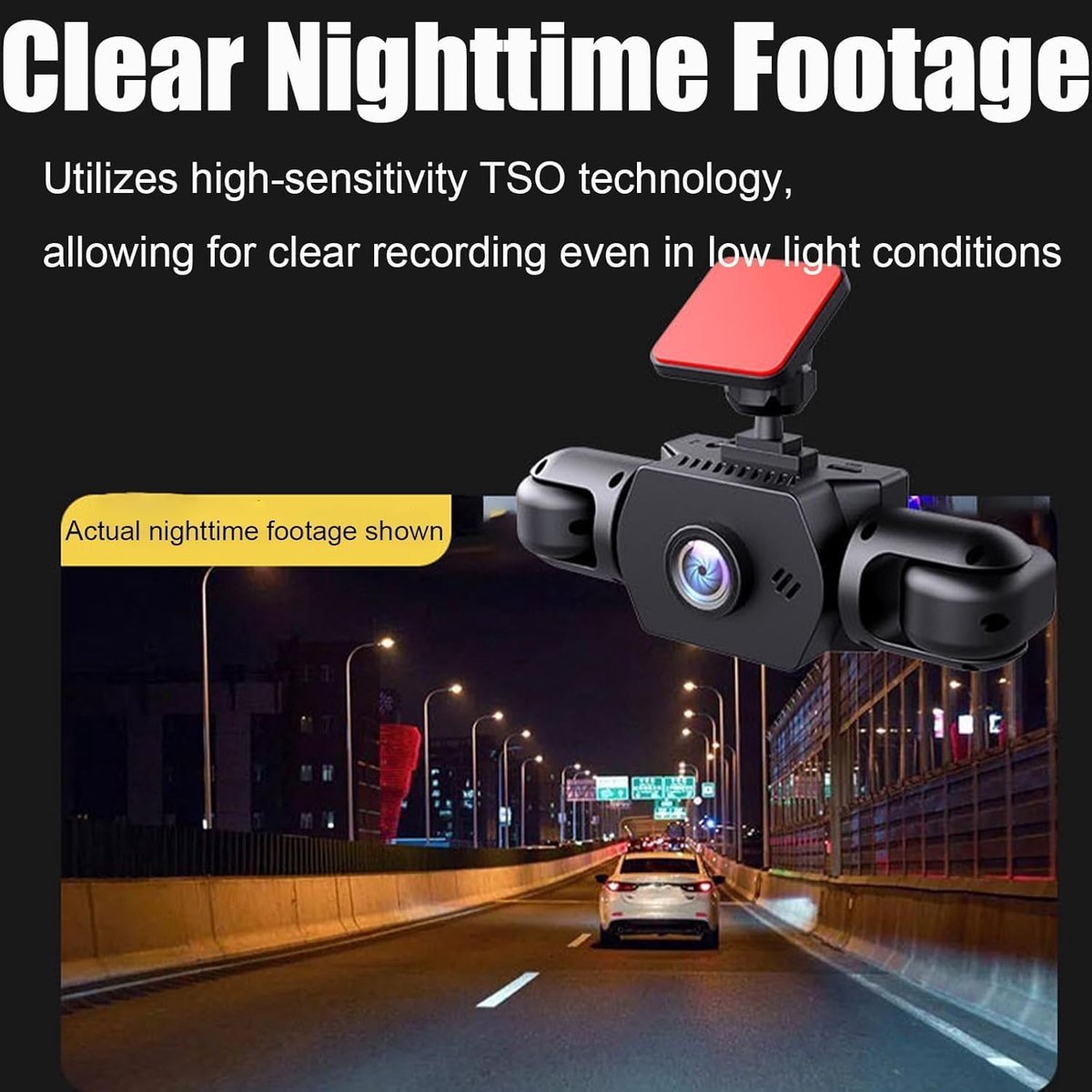 KZQ 4-kanaals dashcam auto 360 graden met 4 camera's 1080p voor achter links rechts 2 inch scherm full view opname met 32GB SD-kaart voor maximale veiligheid thumbnail 4