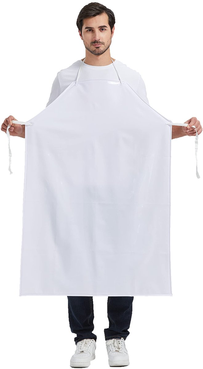 Dailygoods- Werk Schort Waterdicht - PVC - Unisex - Geschikt voor 160-180 cm - Duurzaam - Voor Voedselverwerking - Zacht en Elastisch