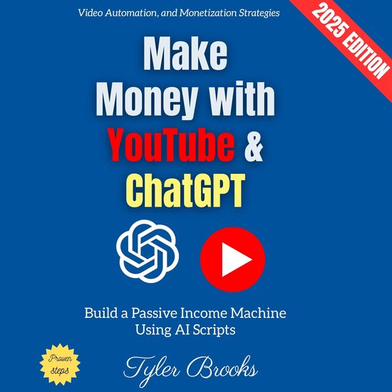 Make Money with YouTube & ChatGPT: - cover