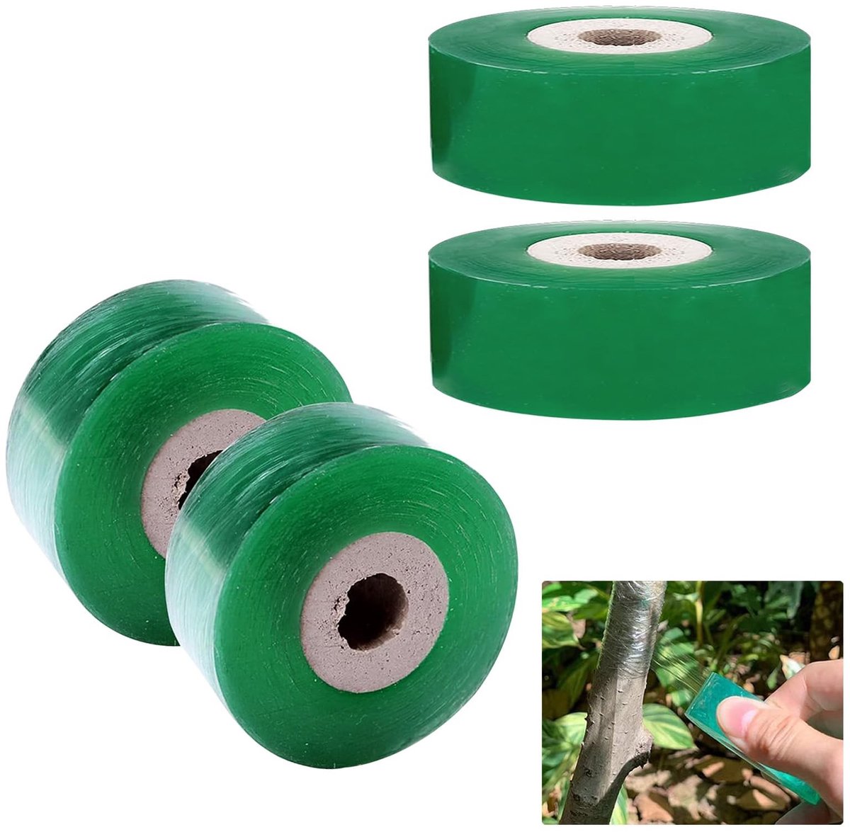 Dailygoods- Enten 4 Stuks - Transparant - Rekbaar - Lichtdoorlatend - Voor Planten - Gesch