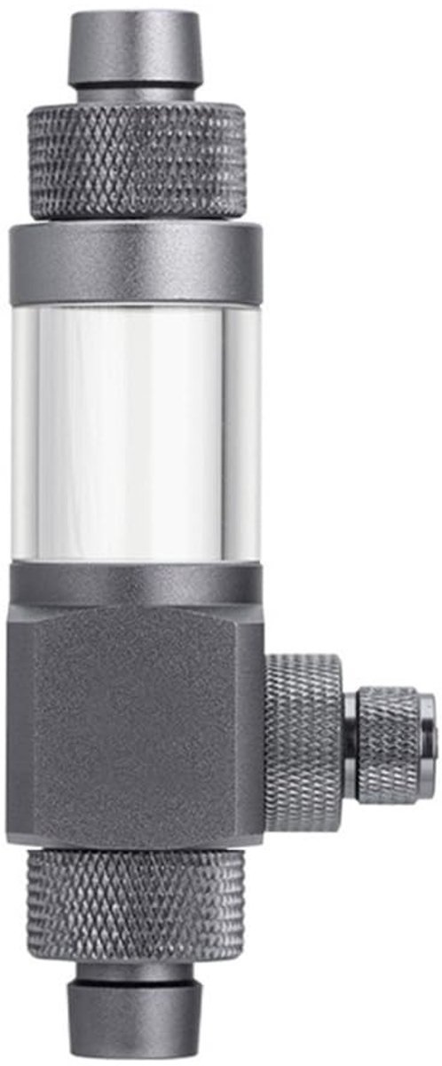 Dailygoods- CO2-diffuser externe installatie - aluminiumlegering - aquarium - 12mm/16mm slang - hoge oplossingssnelheid - transparant observatiecompartiment - Aquarium CO2-systeem
