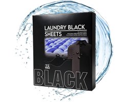 Textielverf Vellen - Kleurherstel - Kleding Opfrissen - Oplosbaar in Wasmachine - 15 Stuks - Zwart