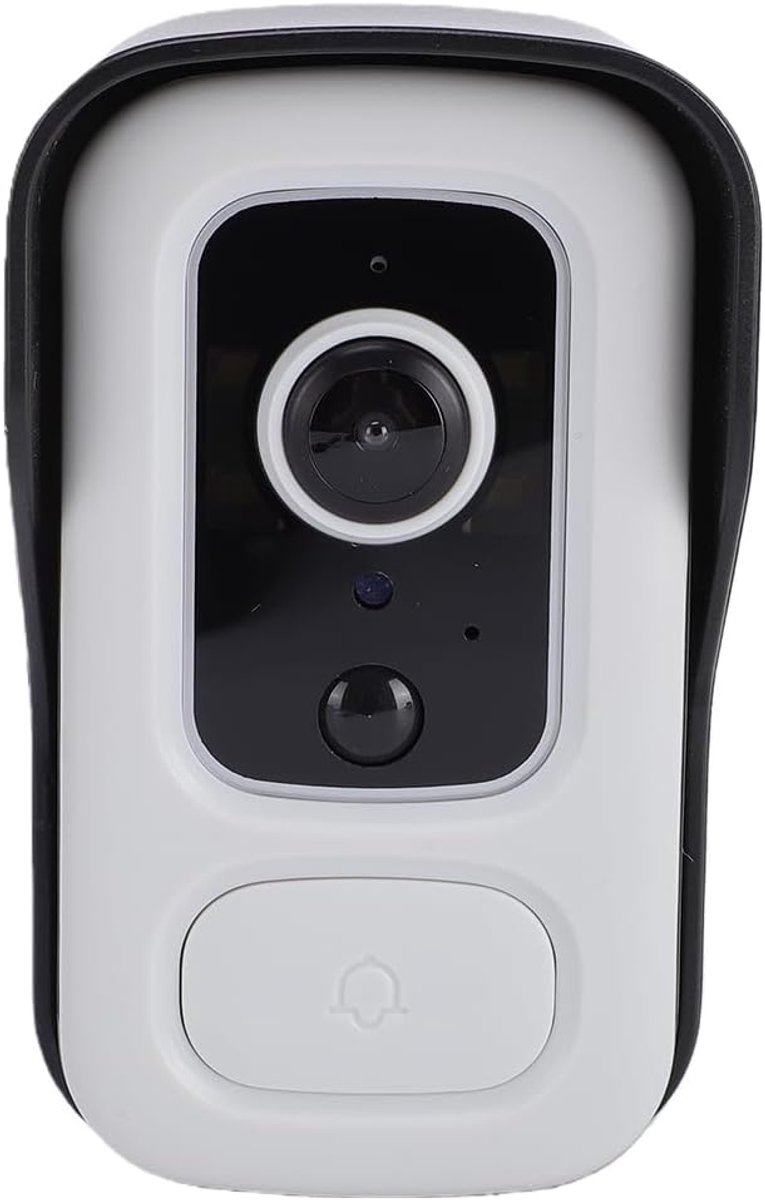 Slimme Videodeurbel - Draadloze Deurbelcamera - Veiligheid Thuis - Tweerichtingsgesprekken - 130° Fisheye - Zwart