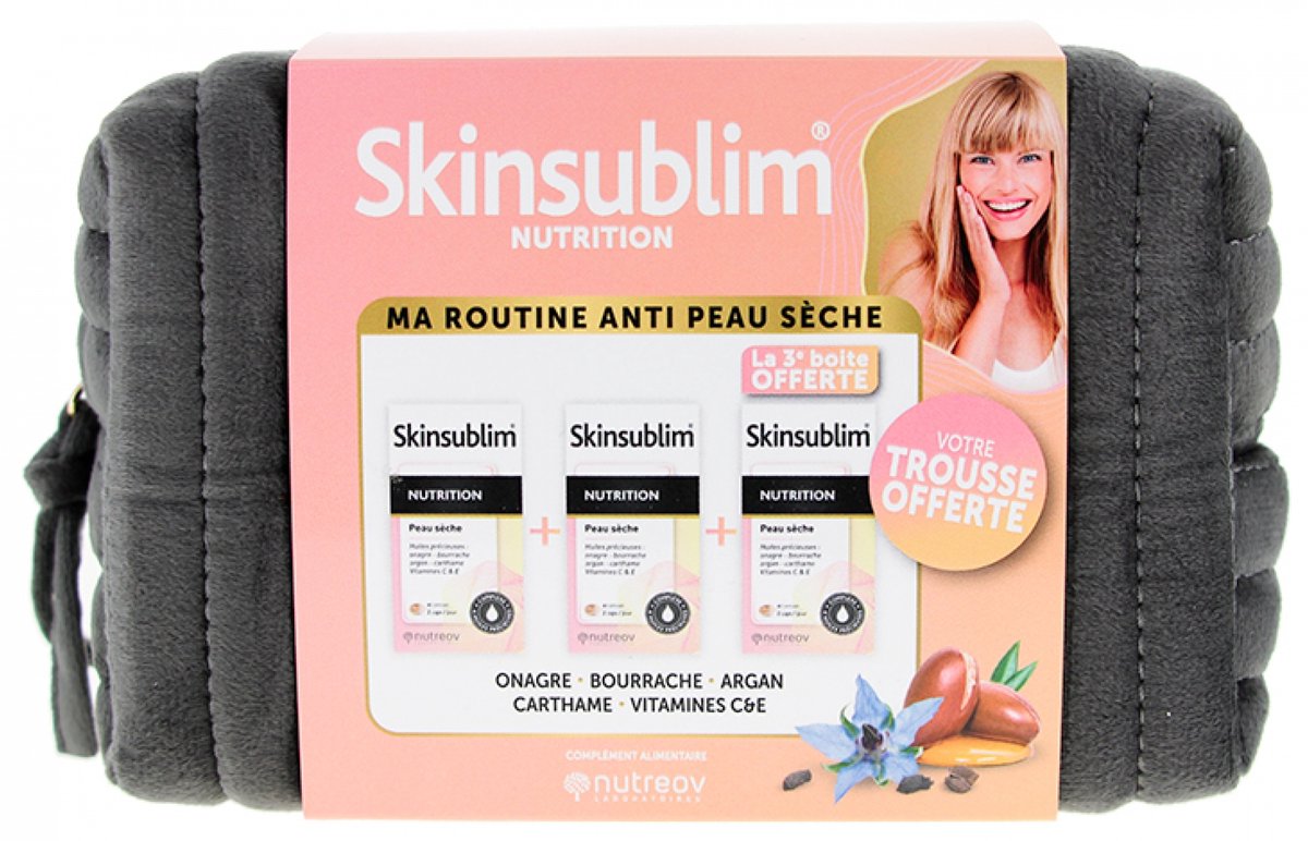 Nutreov Skinsublim Nutrition Kit Set van 3 x 40 capsules