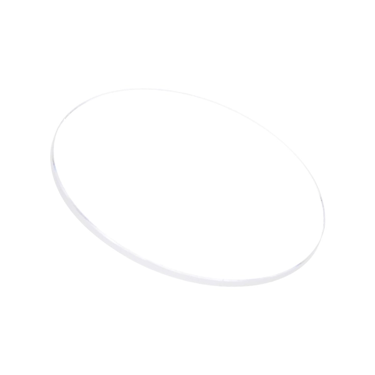 Dailygoods- Horlogeglas 27 mm - Rond Plat - Ultradun - Mineraalglas - Vervanging - Transparant - Horloge Glas