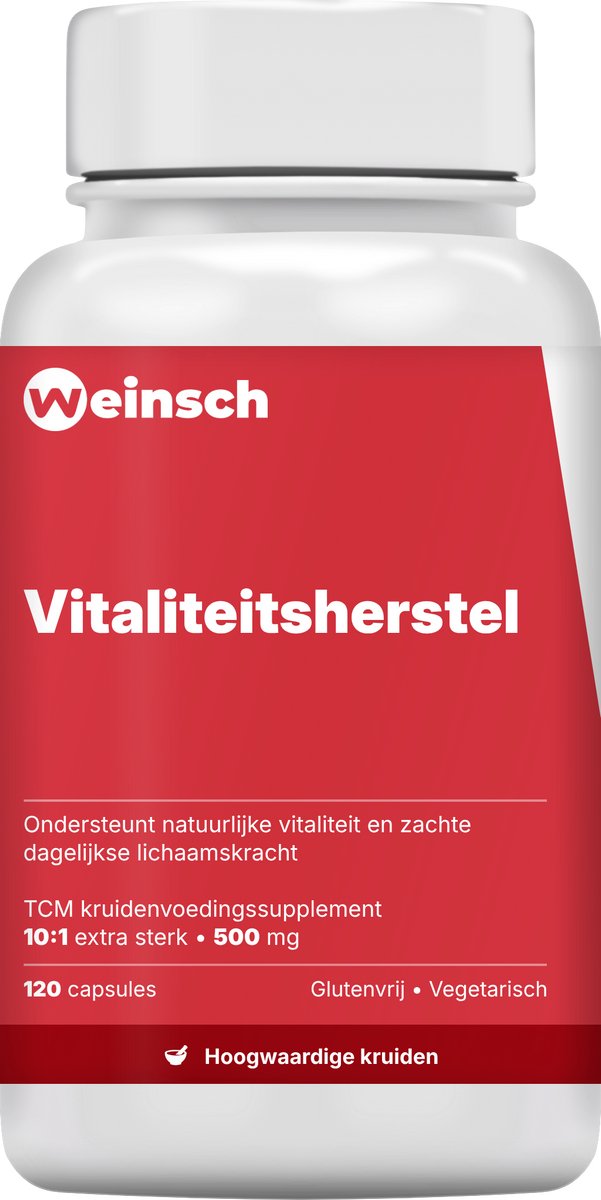 Weinsch Vitaliteitsherstel (Ba Zhen Pian) | 10:1 extra sterk | 500mg | 120