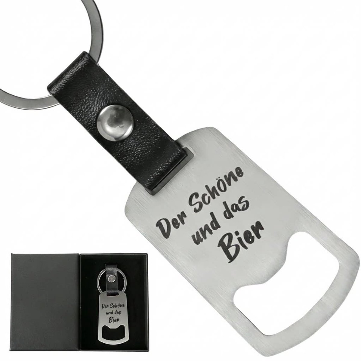 Dailygoods- Flesopener met gepersonaliseerd ontwerp - Metalen opener - Cadeau voor bierliefhebbers - Verjaardag/Kerstmis - Compact en praktisch - Creatieve slogan gegraveerd - Bieropener