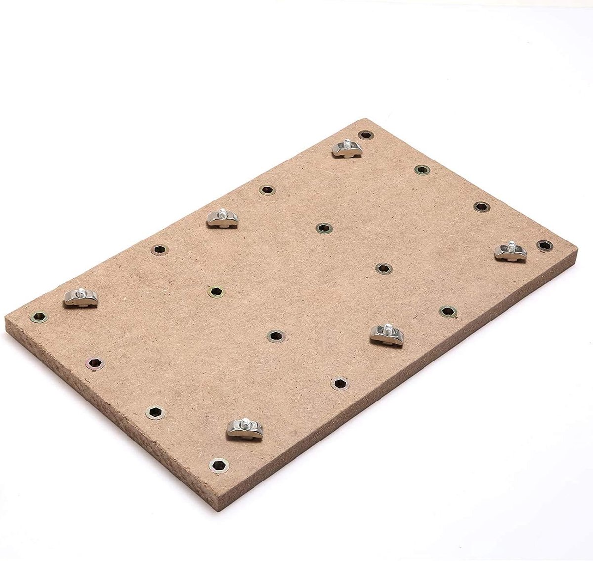 SnelShoppen - Genmitsu CNC MDF Spoilboard 3018 CNC Router 30x18x1.2cm, M6 Gaten, Beschermende Werkbank voor Houtbewerking