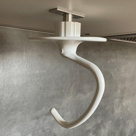 SnelShoppen - Keuken Organizer voor Keukenmachine Onderdelen - Aluminium Holder voor Kneedhaak, Klopstaaf en Menghulpstukken - Ruimtebesparend en Over — afbeelding 5