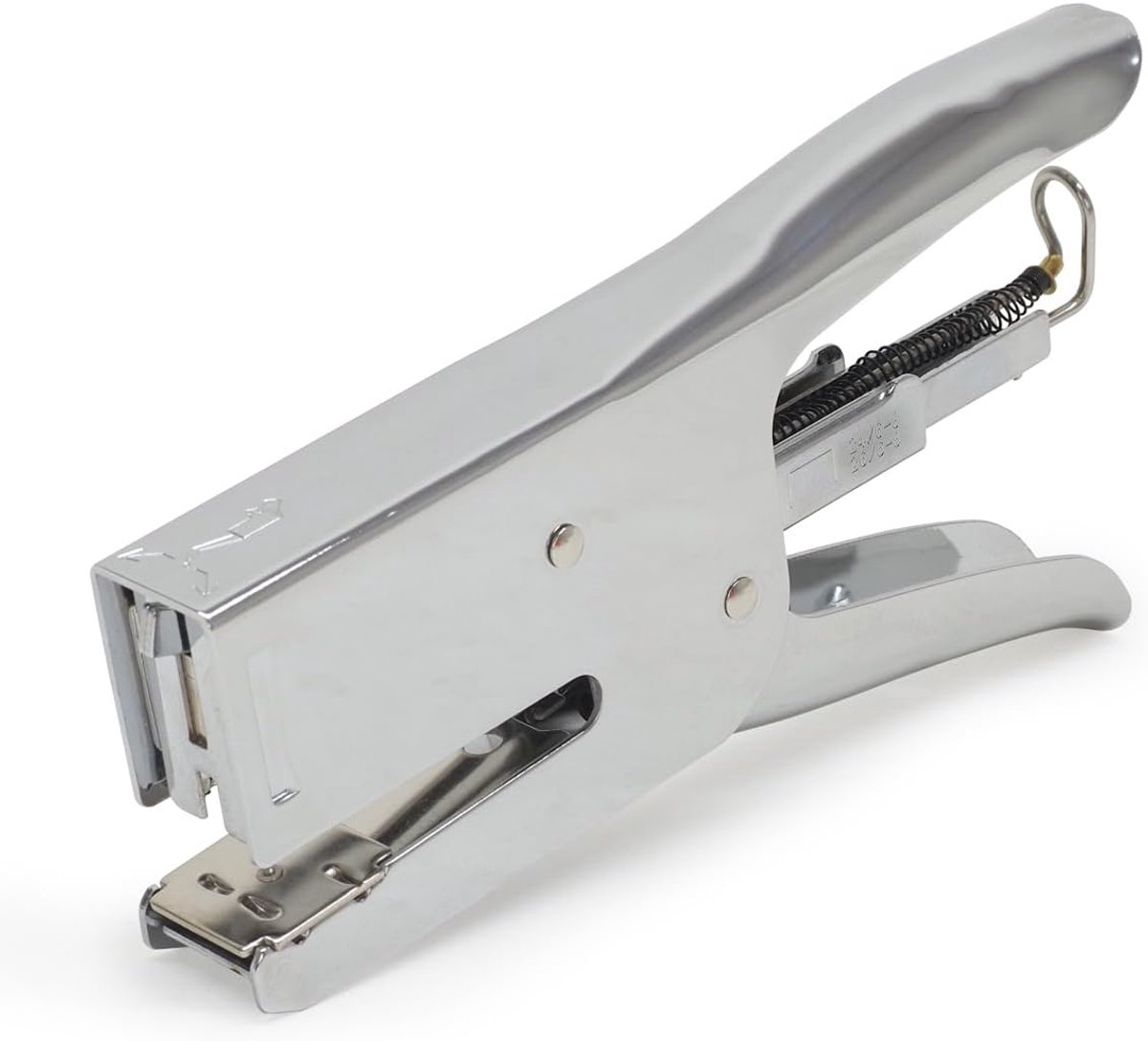 SnelShoppen - Robuuste metalen nietmachine pliers voor 30 vellen, ergonomisch handvat, 100% metaal, voor 24/6, 26/6, 24/8, 26/8, intensief gebruik