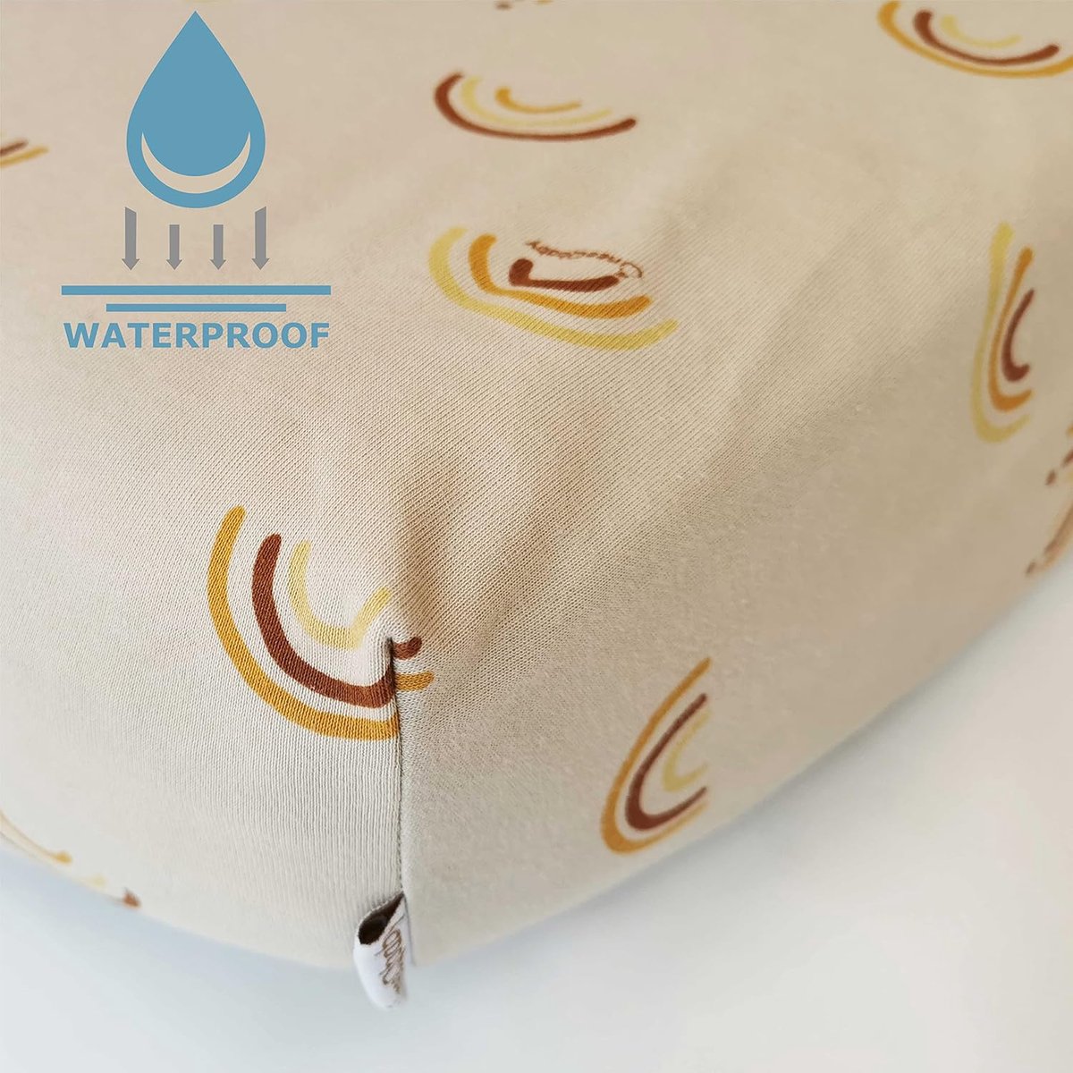 SnelShoppen - Waterdichte Matrasbeschermer Volledig Fitted Lakens voor Peuter en Kind, Organisch Katoen GOTS Öko-TEX Klasse I Gecertificeerd (70 x 140