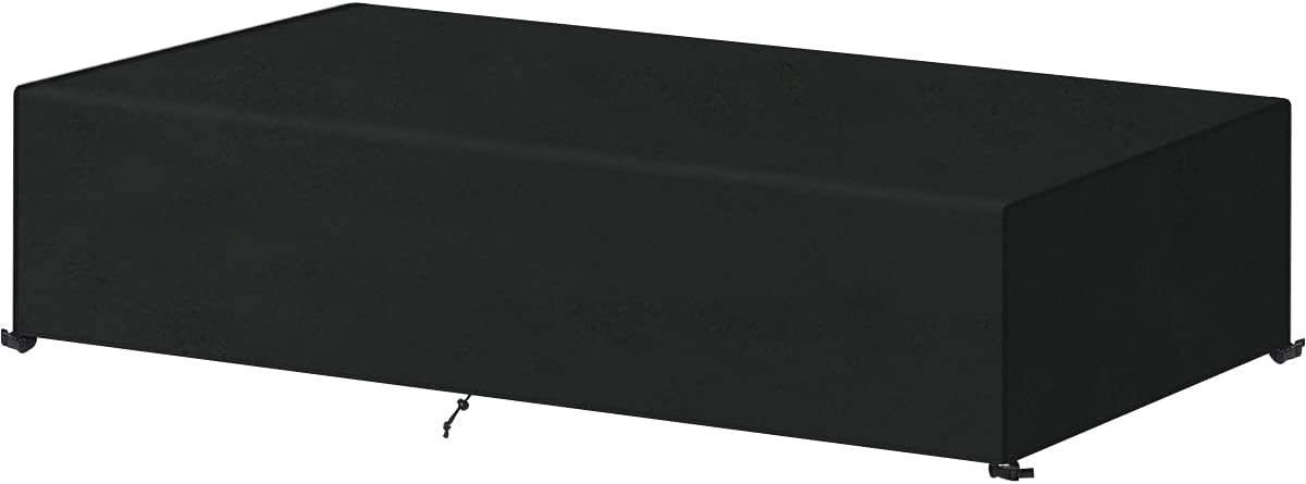 SnelShoppen - Sun Lounger Cover 200x68x30cm - Waterdichte Bescherming met Gespen en Trekkoord - Winddicht, UV-bestendig, Oxford Stof - Voor Tuin, Balk