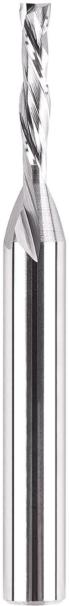 SnelShoppen - Spiral Nut Cutter 8mm Schacht - Compressie 4mm Snijdiepte 20mm - VHM Frees Cutter voor Houtbewerking - CNC Frees voor Nauwkeurige Langsl