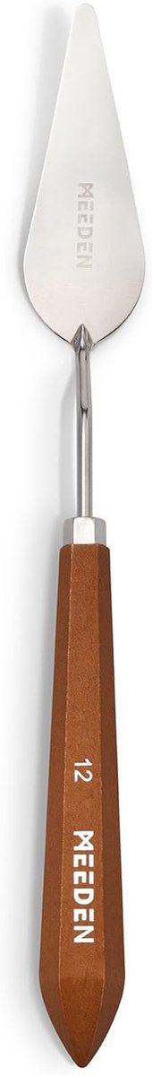SnelShoppen - Palette Knife 25.2cm Flexibel Rvs Schraper met Houten Handvat - Professionele Kunstaccessoires voor Olieverf, Acryl en Plaatverf