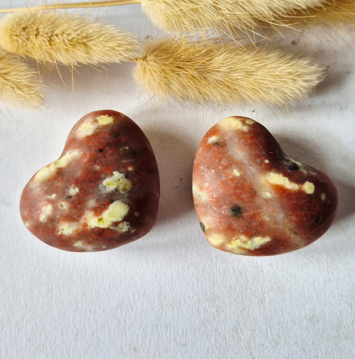 Edelsteen Bol Hartje Zaksteen 3-4cm – Sesame Stone