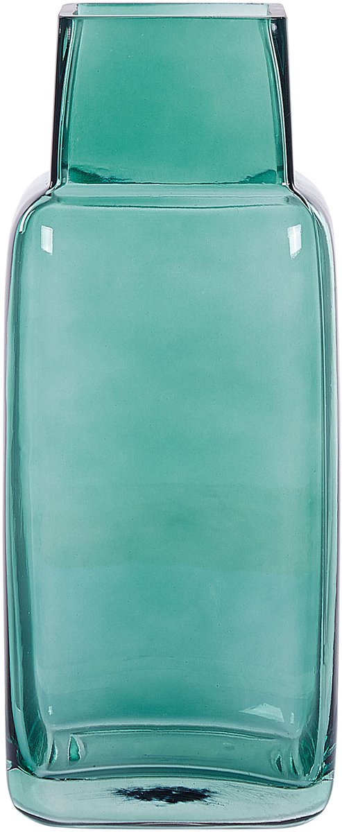 Beliani MERBAKA - Decoratieve vaas - Smaragdgroen - Glas